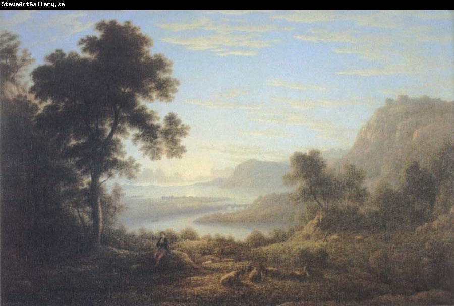 John glover Landscape with piping shepherd